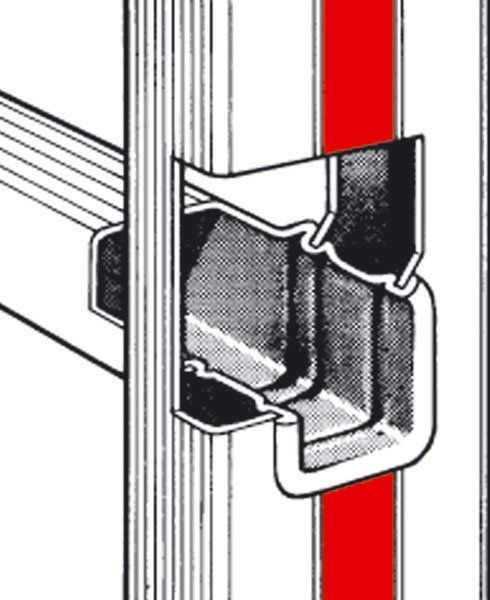 Scară cu două tronsoane ZARGES - Z100 49754 (2х14tr)