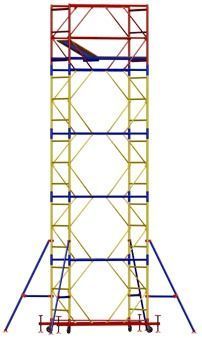 Передвижная модульная вышка LIDER-TECH - (0,7x2,0) 1+1