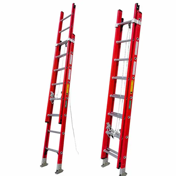 Scară cu două secțiuni extensibila dielectrică cu fr&acirc;nghie LIDER-TECH - PL0110 (2*10tr)