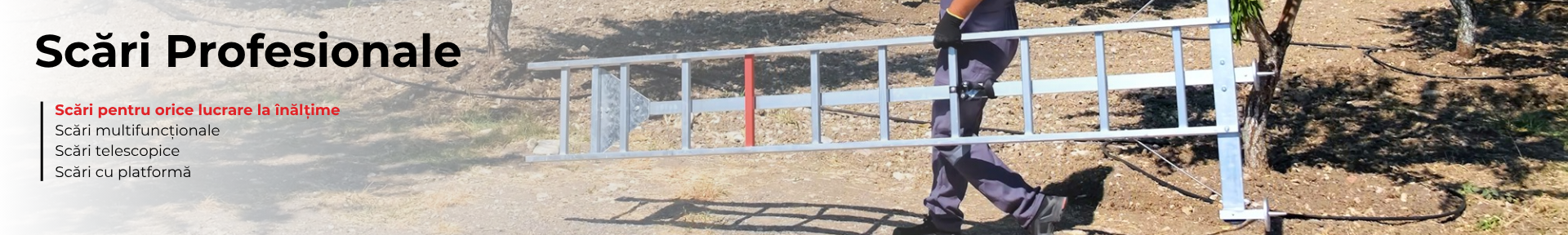 Scări din aluminiu
